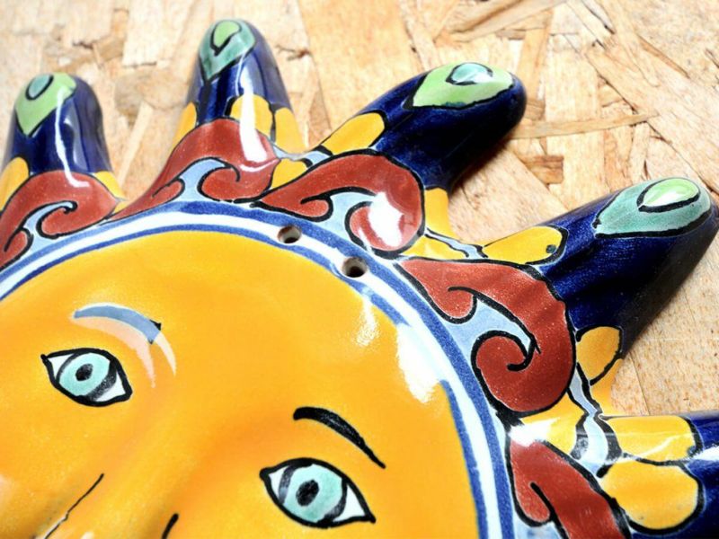 タラベラ焼 壁飾りS-0005｜【タイル通販】ボウクス・タイルマーケット