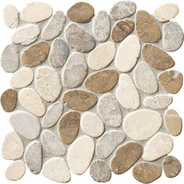 アイランドストーン（PPM-66）小石裏ネット貼り（石灰岩）