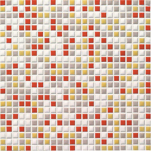 アートモザイク施釉10角（ATS10-MIX-4）10角 (ミックス貼り) [紙貼り]