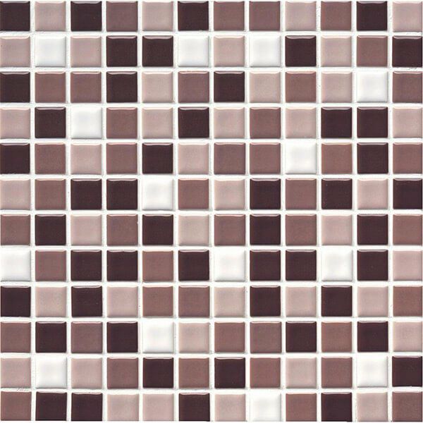 アートモザイク施釉22.5角（ATS225-MIX-10）22.5角 (ミックス貼り) [紙貼り]