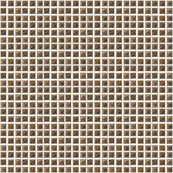 アートモザイク施釉10角（ATS10-55）10角 [紙貼り]（窯変）