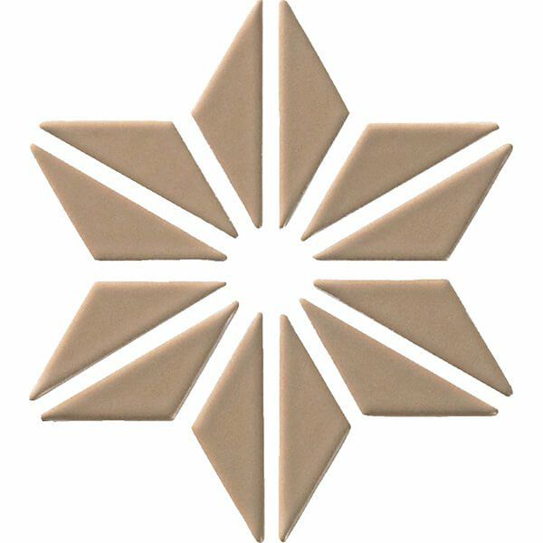 麻の葉（FRO-015・空五倍子色）45×14三角形 [紙貼り]