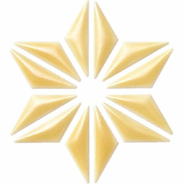 麻の葉（FRO-022・黄水仙）45×14三角形 [紙貼り]