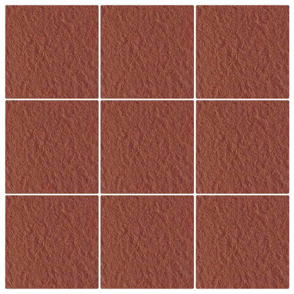 赤レンガタイル（TN-U/7）100mm角平紙張り