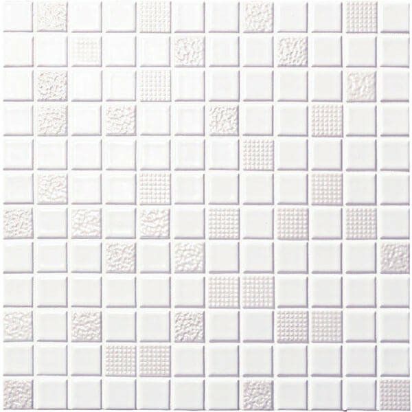 インテリアモザイク ニュアンス（IM-25P1/NY31・ミックス）25mm角ネット張り