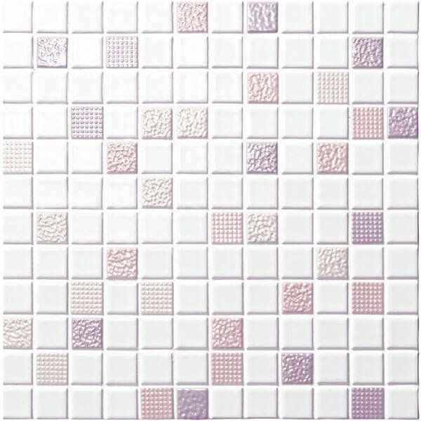 インテリアモザイク ニュアンス（IM-25P1/NY32・ミックス）25mm角ネット張り