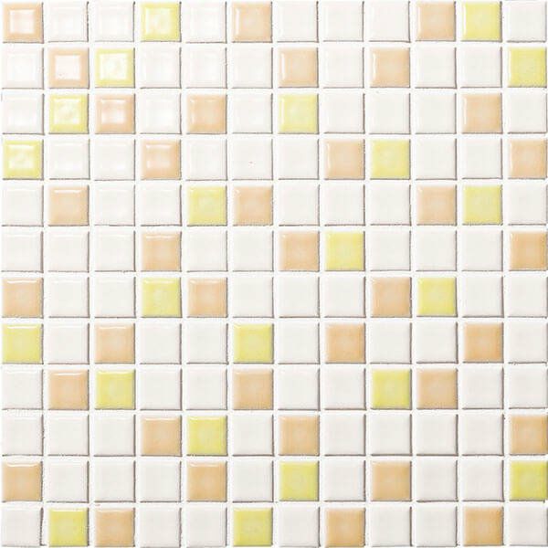 インテリアモザイク ニュアンス（IM-25P1/NY503・ミックス）25mm角ネット張り