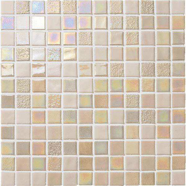 オニックスガラスモザイク（OV-T2552）24角（SERIES AQUA-SUN） [裏ネット貼り]