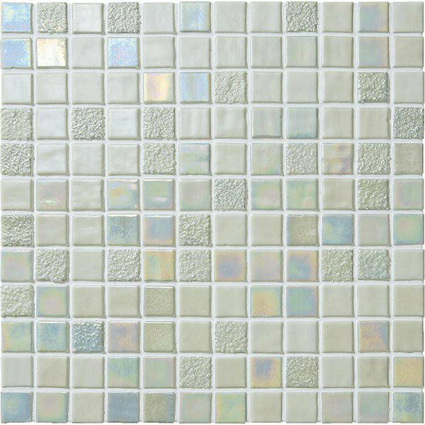 オニックスガラスモザイク（OV-T2554）24角（SERIES AQUA-SUN） [裏ネット貼り]