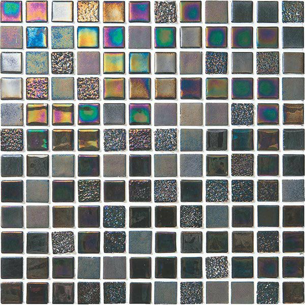 オニックスガラスモザイク（OV-T2556）24角（SERIES AQUA-SUN） [裏ネット貼り]