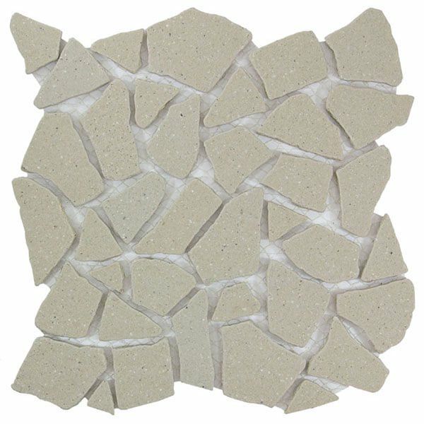 クラッシュタイル（CRU-13S）乱形（無釉）