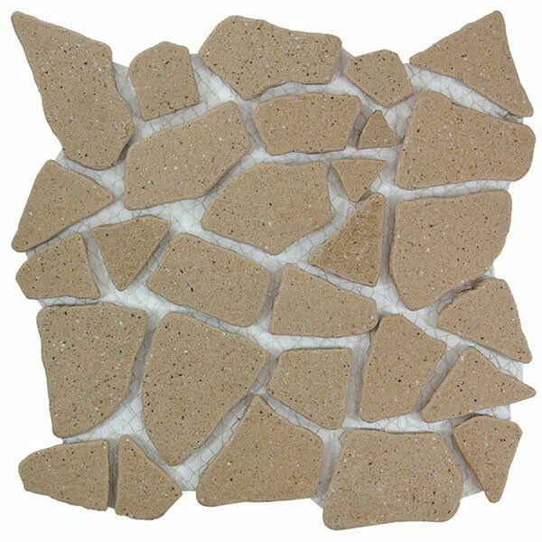 クラッシュタイル（CRU-20S）乱形（無釉）