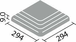 クレド（CRD-312/1～CRD-312/10)300mm角段鼻