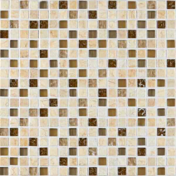 シャイニーマーブル（B-SMB-2・ハニーベージュ）15mm角