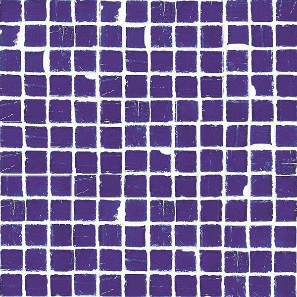 ステンドグラスモザイク（Cobalt-N）25角平紙張り