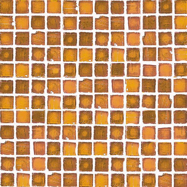 ステンドグラスモザイク（Honey-N）25角平紙張り