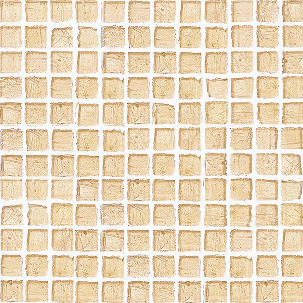 ステンドグラスモザイク（Latte-N）25角平紙張り