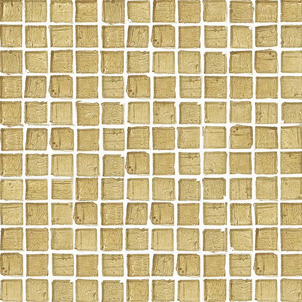 ステンドグラスモザイク（Sage-N）25角平紙張り