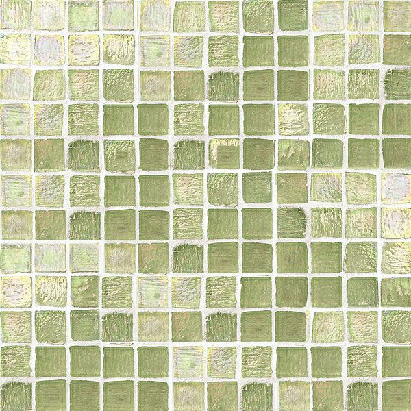 ステンドグラスモザイク（Aspen Green-P）25角平紙張り