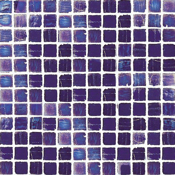 ステンドグラスモザイク（Cobalt-P）25角平紙張り