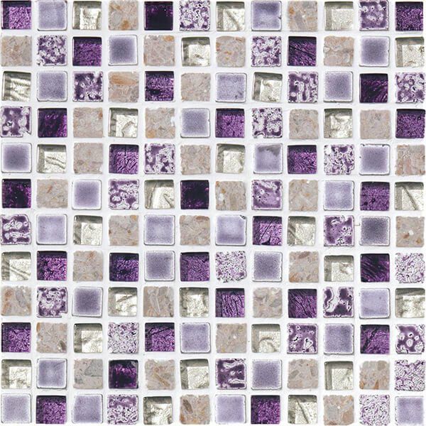 パヴェモザイク（LSN-R2109）15角 [裏ネット貼り]