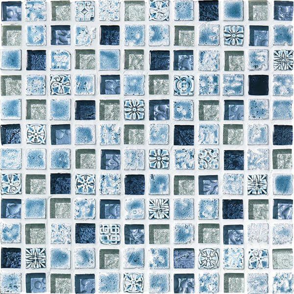 パヴェモザイク（LSN-R2110）15角 [裏ネット貼り]