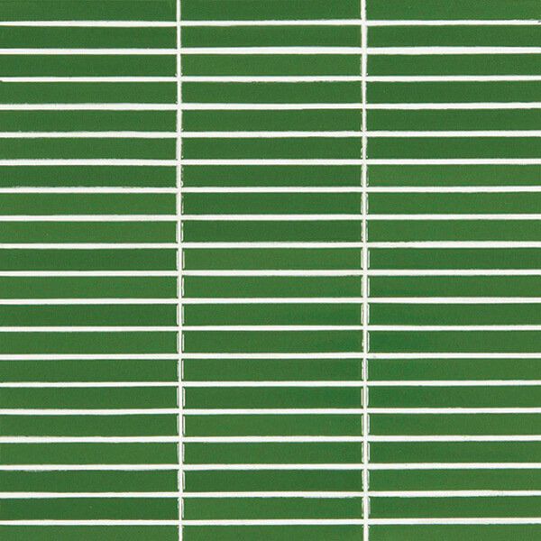 ハイカラー【V】（FHC-IP/03・ダークグリーン）ボーダー平紙張り