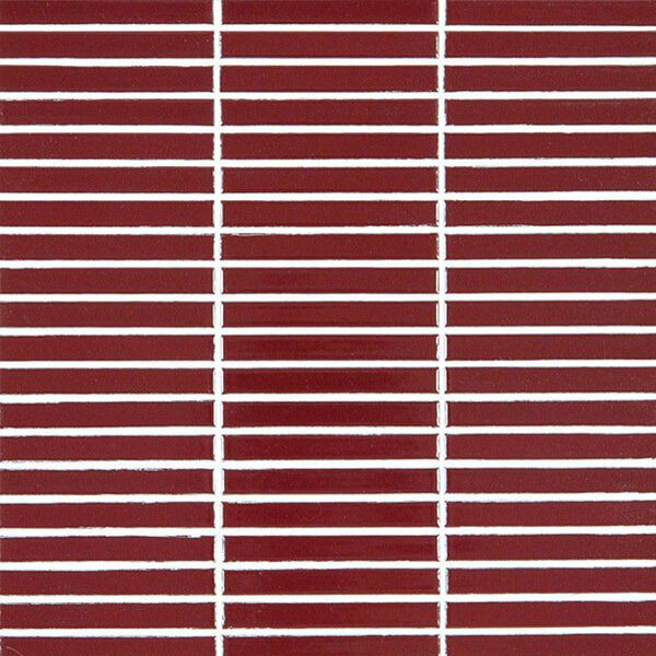 ハイカラー【V】（FHC-IP/06・ワイン）ボーダー平紙張り