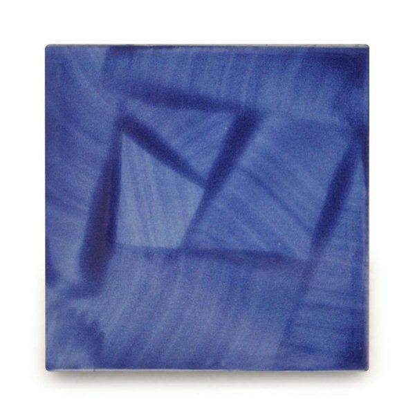 メキシコタイル（M827-4M・ブルー(ムラ)）110角イレギュラー（無地）