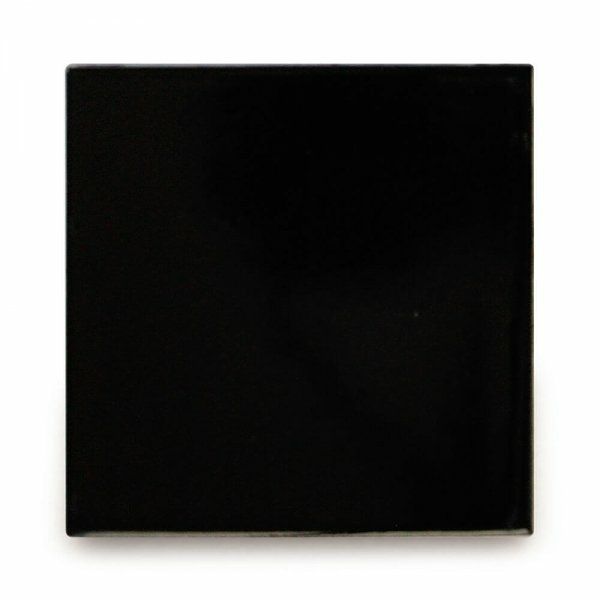 メキシコタイル（M841-4M・黒）110角イレギュラー（無地）