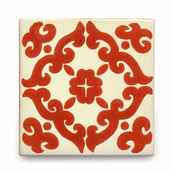 メキシコタイル（M009-4）110角イレギュラー（柄）