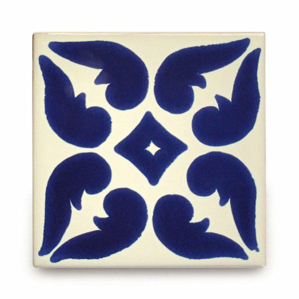 メキシコタイル（M024-4）110角イレギュラー（柄）