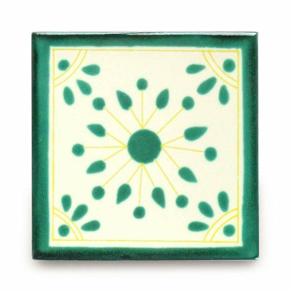 メキシコタイル（M100-4）110角イレギュラー（柄）