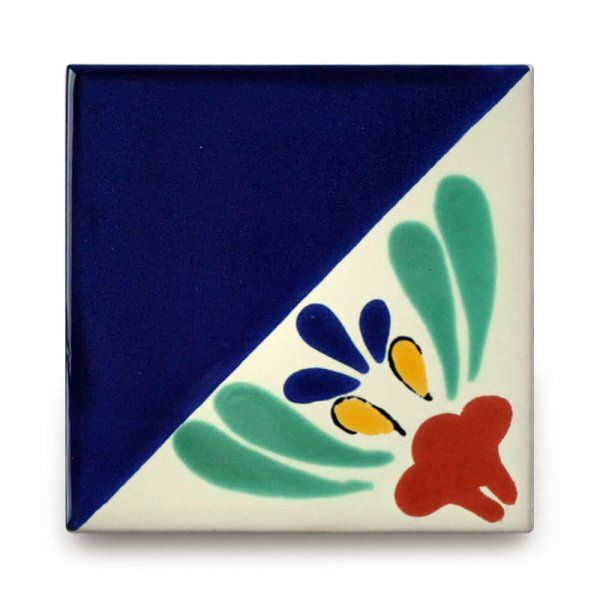 メキシコタイル（M140-4・セパレート）110角イレギュラー（柄）