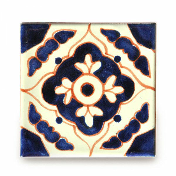 メキシコタイル（M180-4）110角イレギュラー（柄）