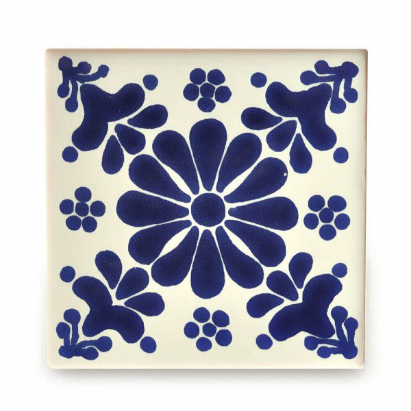 メキシコタイル（M183-4）110角イレギュラー（柄）