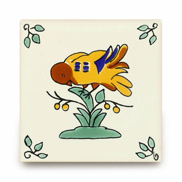 メキシコタイル（M708-4）110角イレギュラー（柄）