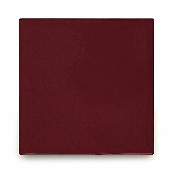 メキシコタイル（M807-4M・ボルドー）110角イレギュラー（無地）