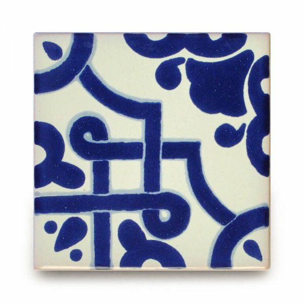 メキシコタイル（M381-4）110角イレギュラー（柄）