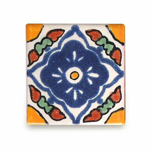 メキシコタイル（M131-2）50角（柄）