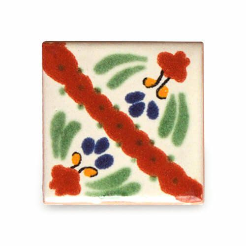 メキシコタイル（M138-2）50角（柄）