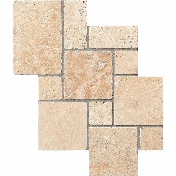 モジュラーストーンズ（CLF-O8100）148.5×98角～47.5角平4形状ミックス[裏ネット貼り]