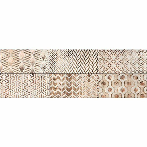 ラヴェナ（MZU-F1911-6M）200×100角平（柄6種ランダム）