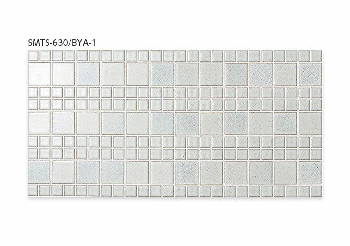 LIXIL　SMTS-630/BYA-3 インテリアモザイク 美釉彩（びゆうさい）　ケース販売 600×300mm（1シート） スマートモザイクシート ⇒▽ 安い，送料無料 LIXIL スマートモザイクシート インテリアモザイク 美