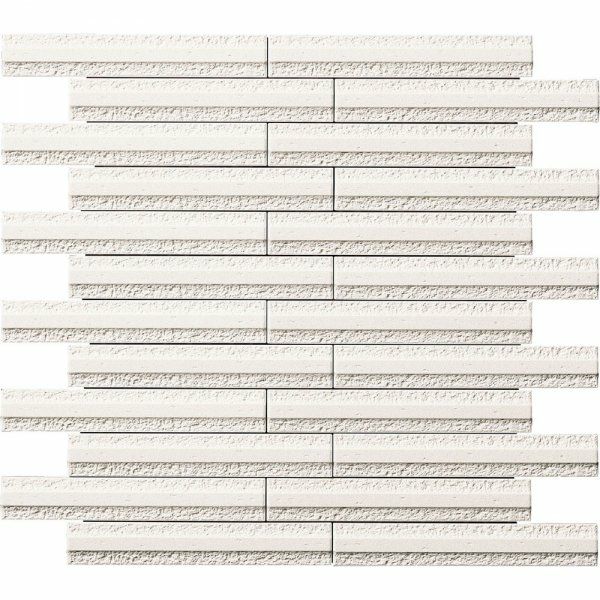 グラナス ライン（ECP-2515NET/GLN1・ホワイト）25×151角ネット張り ｜エコカラットプラス