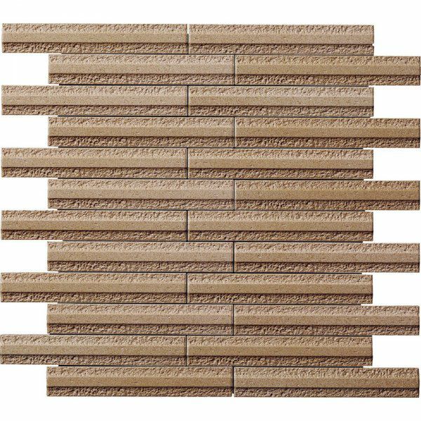 グラナス ライン（ECP-2515NET/GLN3・ブラウン）25×151角ネット張り｜エコカラットプラス