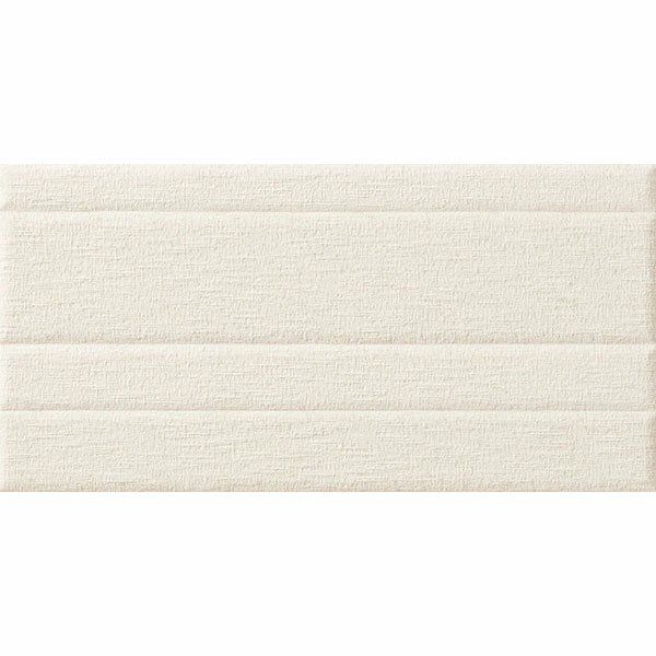 ファブリコ（ECP-630/FBR1N・ホワイト）606×303角平（レリーフ）｜エコカラットプラス