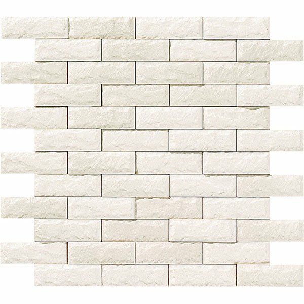 ランド（ECP-275NET/RO1・アイボリー）25×75角ネット張り（石ハツリ面）｜エコカラットプラス