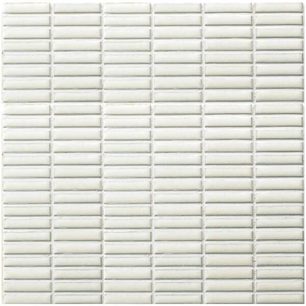 ビッツボーダー陶彩（TS-01・乳白）ボーダー平紙張り（スダレ張り）