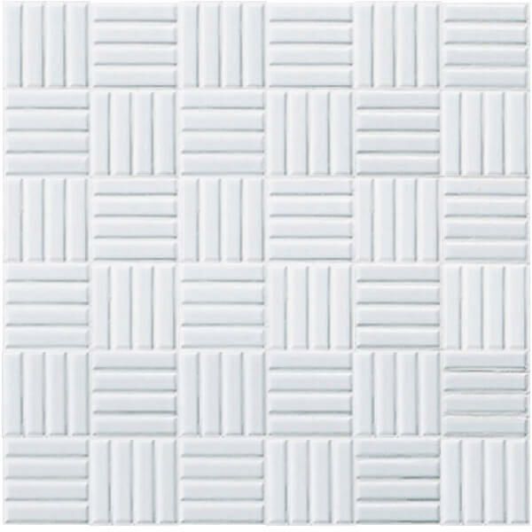 ビッツボーダー陶彩（TS-00・白艶）ボーダー平紙張り（ボックス張り）